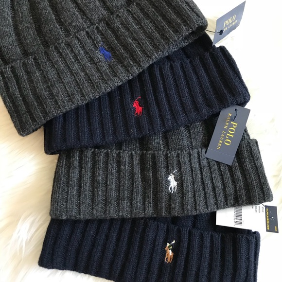 Polo ralph lauren winter hat beanies mens hat - Picture 3 of 8